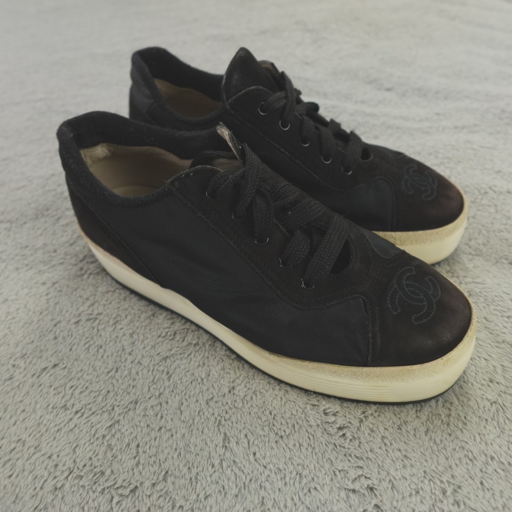 Chanel Sneakers‎ Black Platform